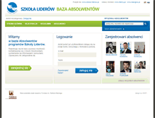 Tablet Screenshot of baza.szkola-liderow.pl